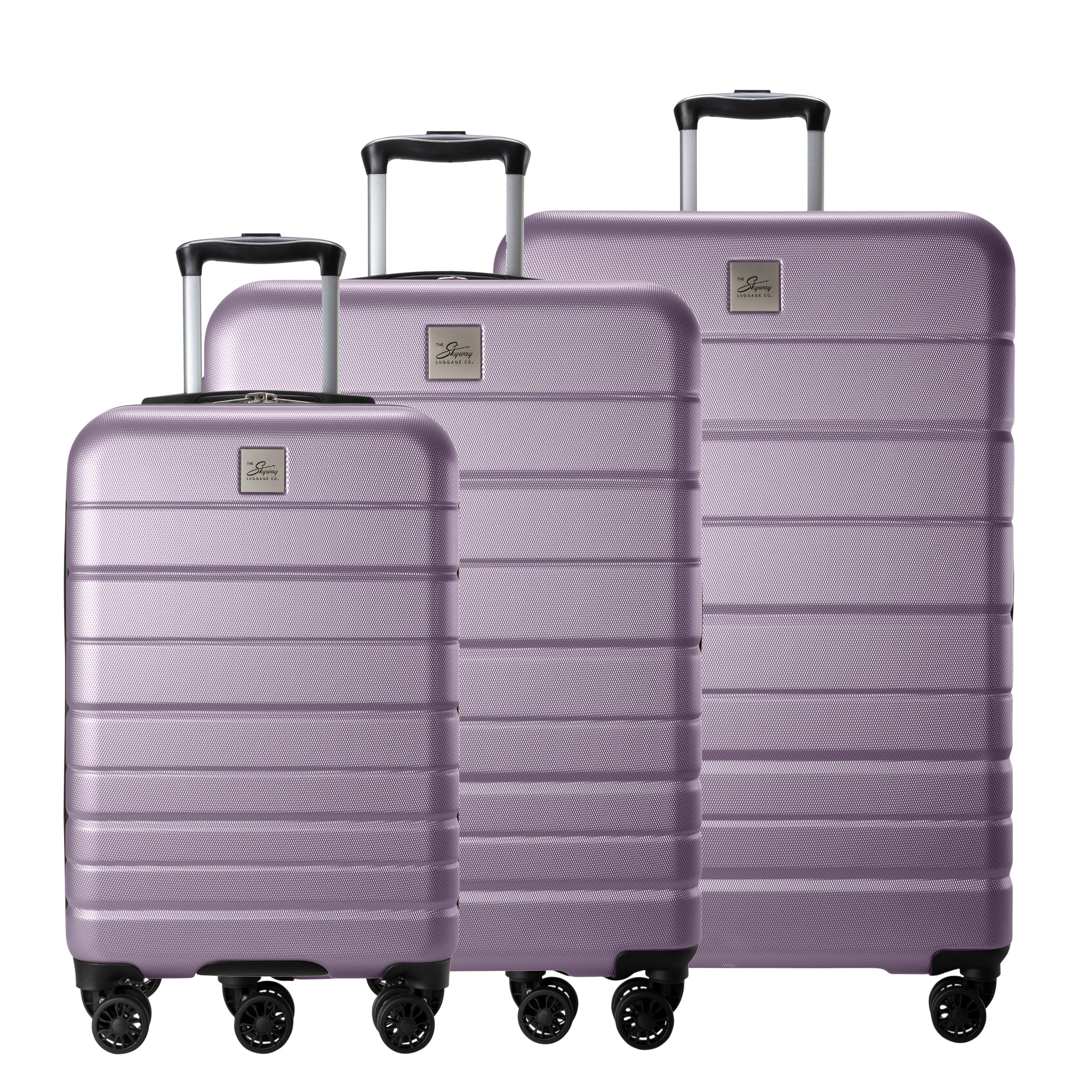 Purple luggage sets online